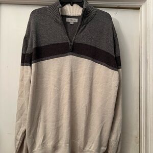 Men’s 1/4 zipper lightweight sweater